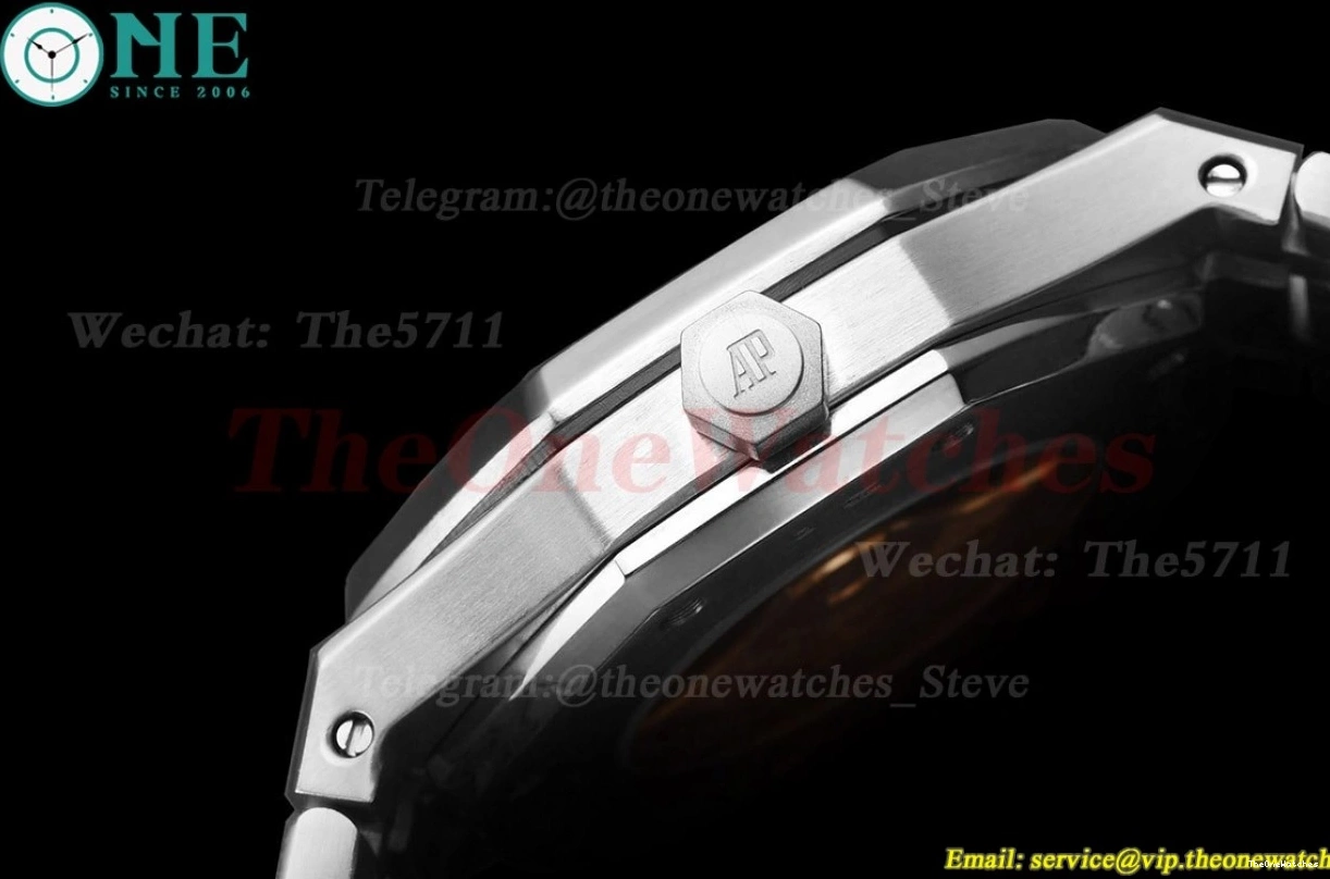 41mm SS MY8215 GDF Oak 1017 White Royal SS Dial 0524